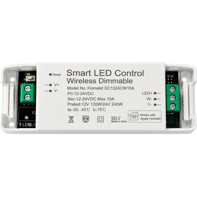 EgoTrip Smart LED Controller / bezdrátový stmívač 12–24 V DC – Apple HomeKit, CCT – Hledejceny.cz