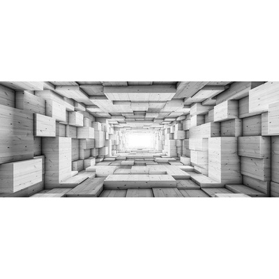 Preinterier Fototapeta - PA4251 3D kocky vlies - 250cm x 104cm