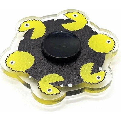 Fidget Spinner 6tiramenný animovaný Pac Man
