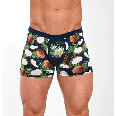 Cornette Tattoo 280/218 Coconut pánské boxerky tmavě modrá – Hledejceny.cz