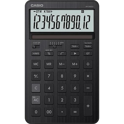 CASIO JW 200 DQ BK černá stol.kalkulačka
