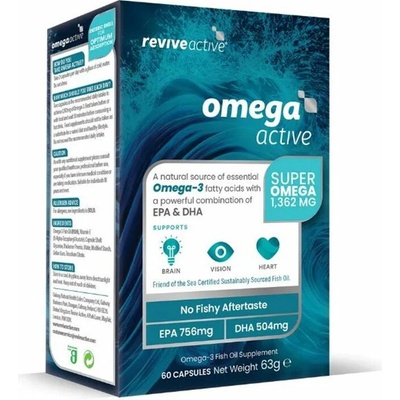 reviveactive Omega 3 Active 756mg EPA and 504mg DHA 60 kapsúl