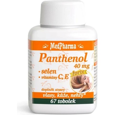 MedPharma Panthenol 40 mg Forte 67 kapslí – Hledejceny.cz