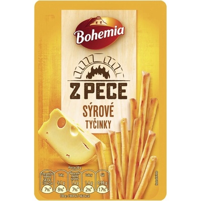 Bohemia tyčinky sýrové 100 g