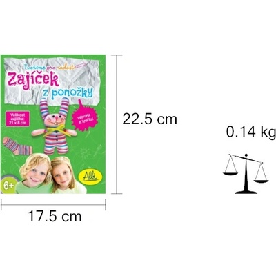 ALBI Zajíček z ponožky Albi