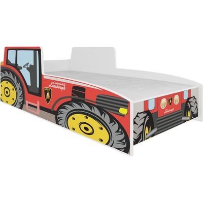 ADRK Furniture Tractor červená s matrací