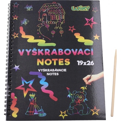 Wiky Vyškrabovací notes duhový 10 listů v sáčku – Hledejceny.cz