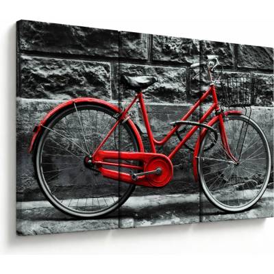Obraz - Historický bicykel, trojdielne 120x80 cm