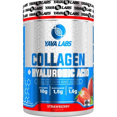 YAVALABS Collagen + Hyaluronic Acid Strawberry 400 g