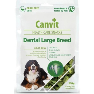 Canvit Snacks Dental Large Breed Duck 250 g