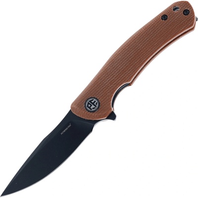 Petrified Fish PF949X Warrior Black Stonewashed K110 khaki Micarta PF949XKMDW