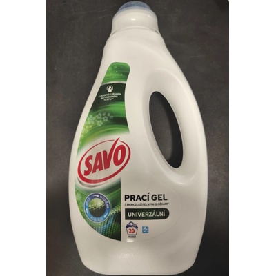 Savo prací gel barevné i bílé prádlo 20 PD 1 l