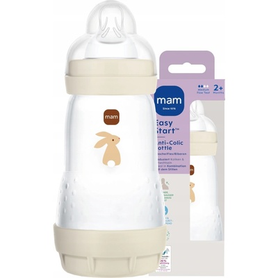 Mam láhev Perfect Start Grounding in nature béžová 260 ml