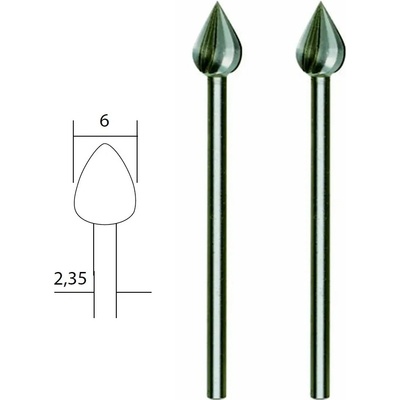 Fréza kapka (W-V) 2ks