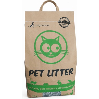 Petgourmet Přírodní ekologická podestýlka 10 l
