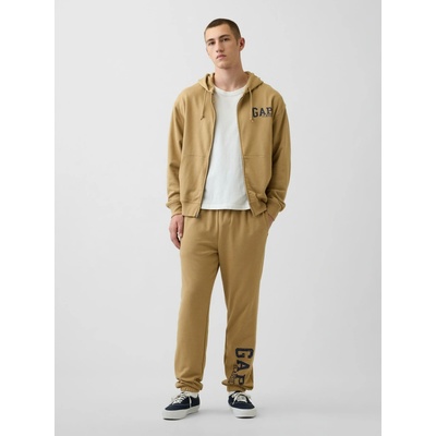 GAP Tepláky French Terry s logem Hnědá