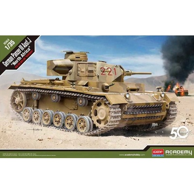 Academy German Panzer III Ausf.J North Africa Model Kit 13531 1:35