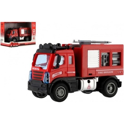 Teddies Auto hasiči plast 13cm 17x12x8cm