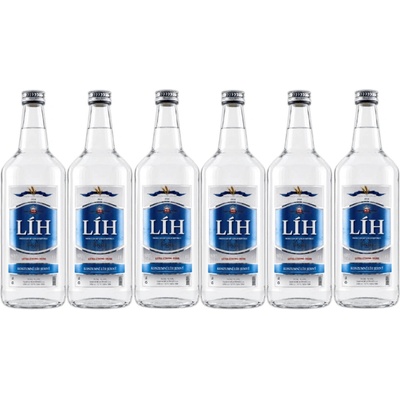 Konzumní líh jemný 80% 6x1L (holá láhev)