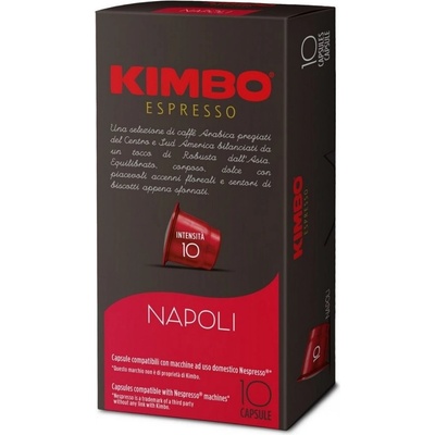 KIMBO BAR ESPRESSO NAPOLI 10 ks
