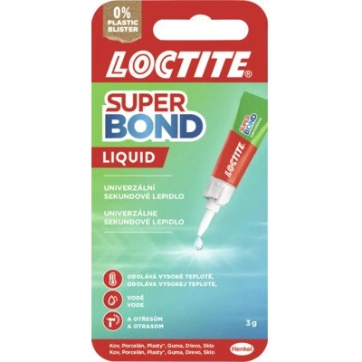 Vteřinové lepidlo, tekuté, univerzální, voděodolné 3 g - Loctite Super Bond Precision – Hledejceny.cz