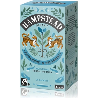 Hampstead Tea London BIO Mátový čaj bez kofeinu 20 ks