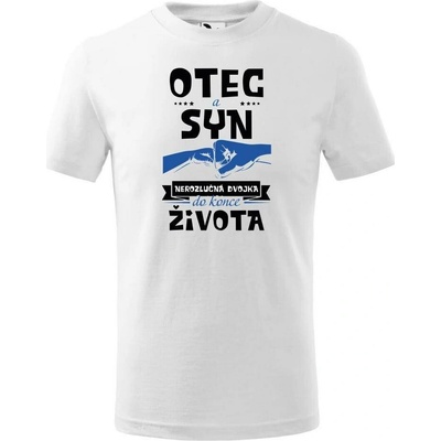 Dobrý triko dětské tričko Nerozlučná dvojka Bílá – Hledejceny.cz
