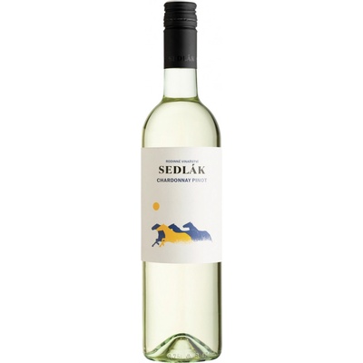 Sedlák Chardonnay Pinot zemské 2024 12% 0,75 l (čistá fľaša)