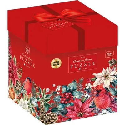 Interdruk BOX Vianočné kvety Sviatočná elegancia 1000 dielov