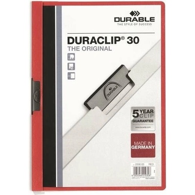 DURABLE Duraclip A4 červené