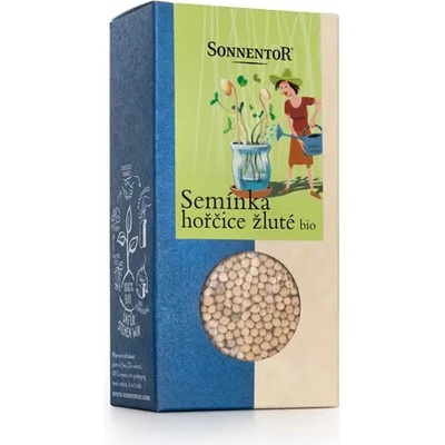 Sonnentor Semienka horčice žlté semená na klíčenie 120g