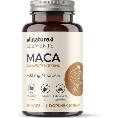 Allnature Maca bylinný extrakt 60 kapsúl