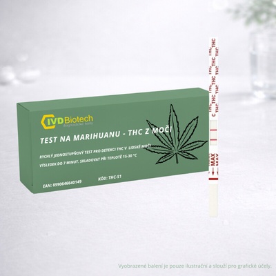 Alfa Scientific test na marihuanu THC z moči 1 - 50 ks 5 ks – Hledejceny.cz