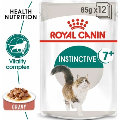 ROYAL CANIN INSTINCTIVE 7+ mokré krmivo v omáčce pro starší kočky 48 x 85 g – Hledejceny.cz
