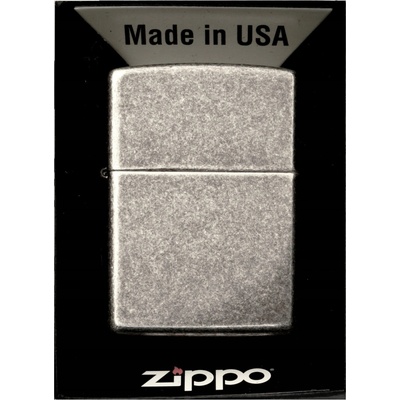 Zippo Benzínový Antique Silver Plate 60001192