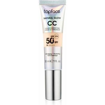 Topface CC krém s SPF50 Natural Glow 02 Warm Beige 30 ml