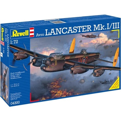 Revell Avro Plastic ModelKit letadlo 04300 Lancaster Mk.I/III 1:72