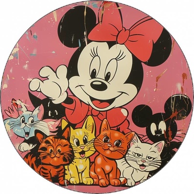 Jedlý papír Minnie a koťátka 19,5 cm – Hledejceny.cz