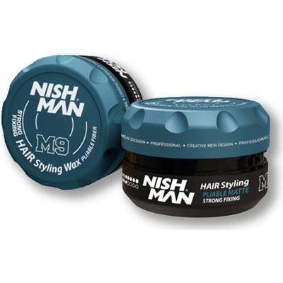 NishMan matný vosk na vlasy M9 Strong Fixing 100ml