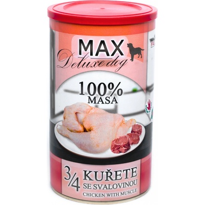 Sokol Falco Max Deluxe Dog Adult 3/4 Kuře se svalovinou 1200 g