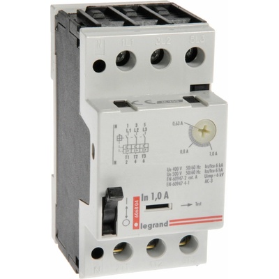 Legrand Motorový jistič 3P 0,25kW 0,63-1A M 250 1 606804