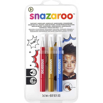 Štětce "brush pen" naplněné barvou na obličej dobrodružství – Hledejceny.cz