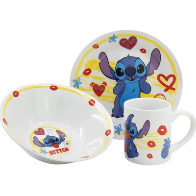 Storline Dětská jídelní keramická sada LILO A STITCH 3 ks – Hledejceny.cz