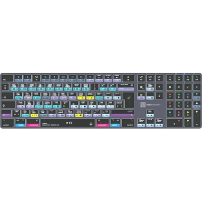 Logickeyboard DaVinci Resolve TITAN Wireless Backlit Keyboard - Mac UK