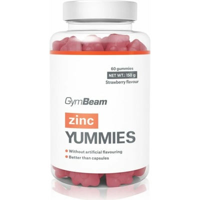 GymBeam Zinc Yummies 60 kapslí