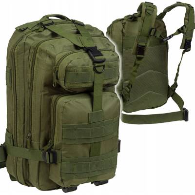 Školský Detský Taktický Ruksak ASSAULT US ARMY 19 L Vodeodolný Olivový