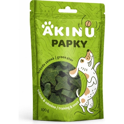 Akinu PAPKY Hvězda zelená 100 g