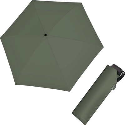 Doppler Mini Slim Carbonsteel MOSS GREEN - dámský skládací deštník zelený