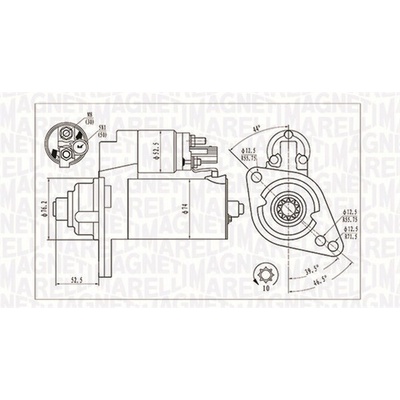 Startér MAGNETI MARELLI 063721293010