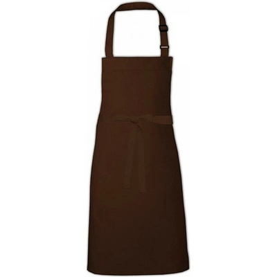 Link Kitchen Wear Nastavitelná zástěra na grilování bez potisku Hnědá X979